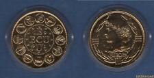 Médaille - Ecu Europa - 1991 - Doré - 41 mm 31 Grammes Sous capsule