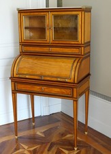 Bureau cylindre - citronnier