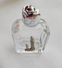 ✞ FLACON DE LOURDES N°4 ✞ avec l'eau ("bouchon fleur" - SAINTE VIERGE MARIE)