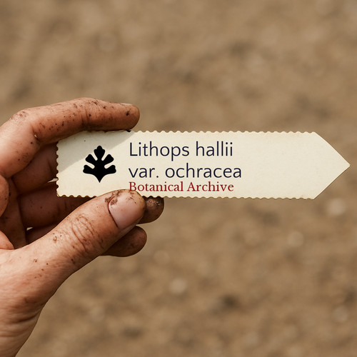 Lithops hallii var - ., ochracea