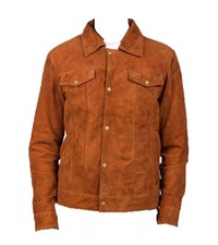 Veste camionneur en cuir