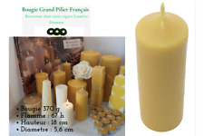 Bougie Cire D'abeille 370 g Bougie Grand Pilier FaitMain I bougieciredabeille.fr