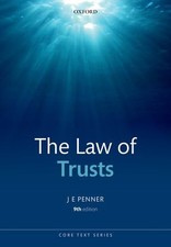 The Law of Trusts (Core Text), James Penner