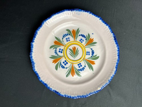 Assiette ancienne faïence - , de