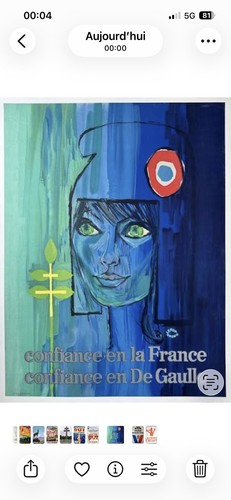 Affiche poster gaulle - de,