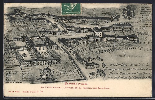 Cpa senones vosges capitale - /vosges,,
