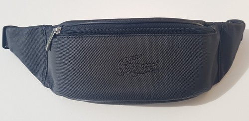Sac banane zippé noir lacoste - sac,