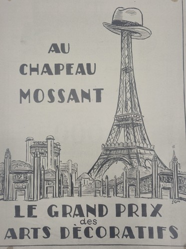 Publicité ancienne mossant - publicité,