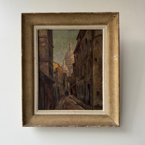 Huile sur toile représentant