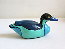 Canard colvert grand modèle - Peint à la main artisanat - Pièce unique.