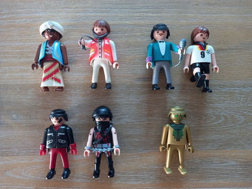 Playmobil lot de 7 - -,