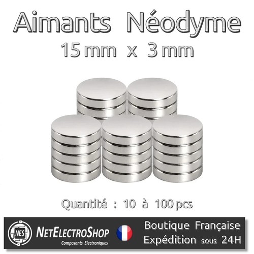 Aimants néodyme rond disque - aimants,