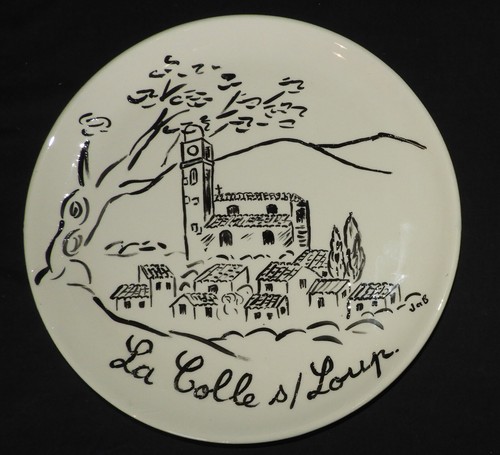Assiette colle sur - assiette, "