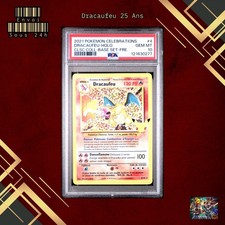 ?? DRACAUFEU HOLO PSA 10 - CELEBRATIONS ANS 4/102 FR EB Carte Pokemon ??