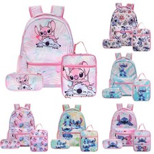 3 pièces enfants point sac d'école sac à lunch trousse à crayons sac à dos sac cadeau neuf Royaume-Uni