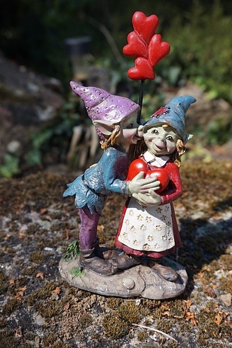 97230 figurine troll couple - figurine,