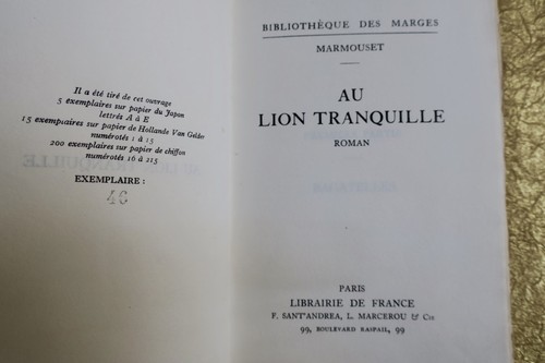 Marmouset lion tranquille - au,