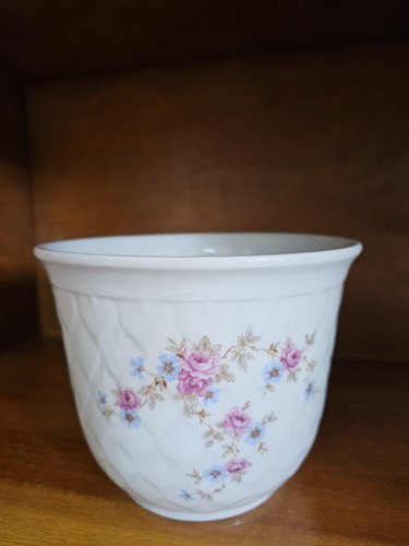 Cache pot blanc décor - cache-pot,