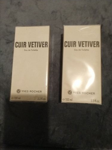 Lot flacons cuir - lot, vitivier