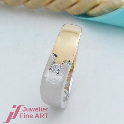 Bague solitaire avec - , 1