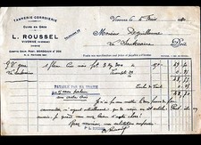 VIVONNE (86) TANNERIE COURROIERIE / CUIR "L. ROUSSEL" en 1930