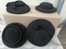 Lot 4 chapeaux femme 1900