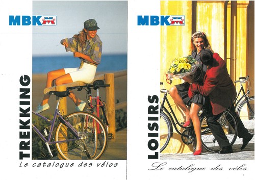 Lot brochures mbk vélos - lot,