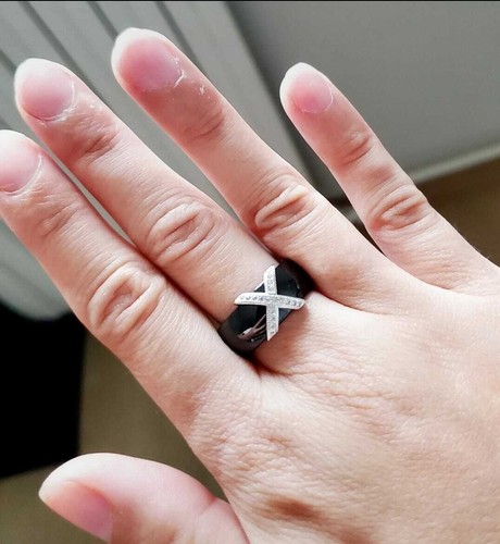 Bague anneau céramique - , et