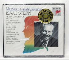 ZUKERMAN, STERN, ROSE ⸺ MOZART Violin concertos 1-5 ⸺ SONY 3xCDs STILL SEALED