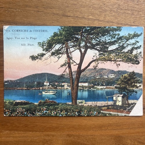 Cpa agay corniche de - agay,
