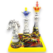 Échiquier Décoratif Géant H