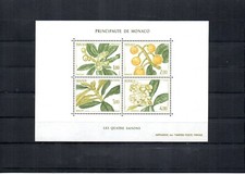 MONACO - Néflier du Japon Bloc Feuillet N° 31 Neuf Luxe sans trace de charniere