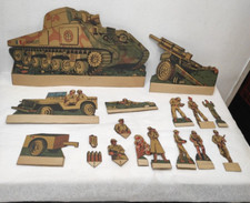 Jouet Papier Ancien Militaire