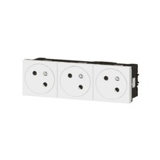 Legrand Mosaic 3-Port Prise -