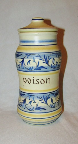 Rare pot pharmacie poison - pharmacie,