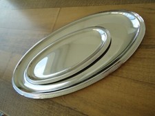 PLATS OVALES INOX 18 10 BREVETTATO GA ANNEES 70