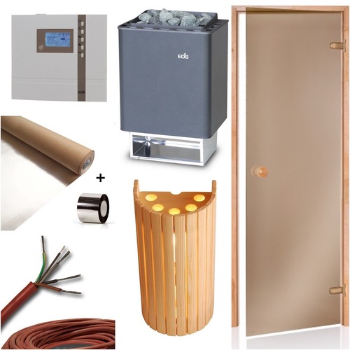 Kit sauna avec poêle - poêle,