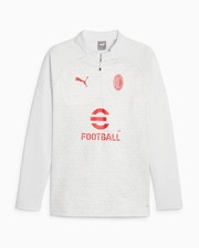  Ac Milan Puma Training Top Fleece Gris 100% poliestere dryCELL 2023 24 