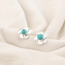 Argent Sterling Naturel Bleu