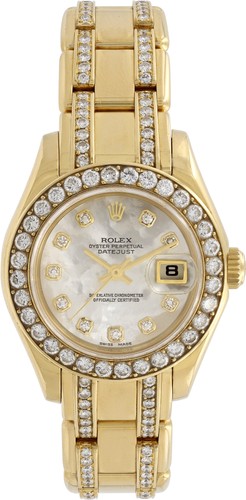 Rolex pearlmaster 18k mother - 18k,