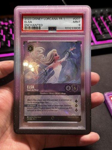 Carte lorcana elsa - 207/204, psa