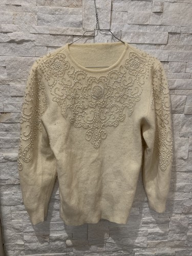 Pull laine angora avec - pull,