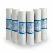 Filtre sédiments 10 pouces 25 microns en polypropylène. Élimine le sable le l...