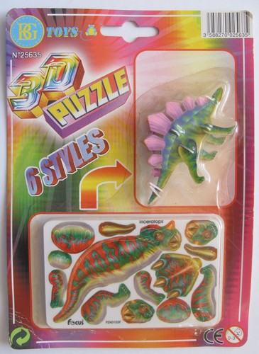 Mini puzzles d dinosaures - 6,