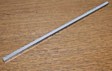 vintage 40cm REGLE réglette carrée en METAL ALUMINIUM à dessin BUREAU ecole ALU