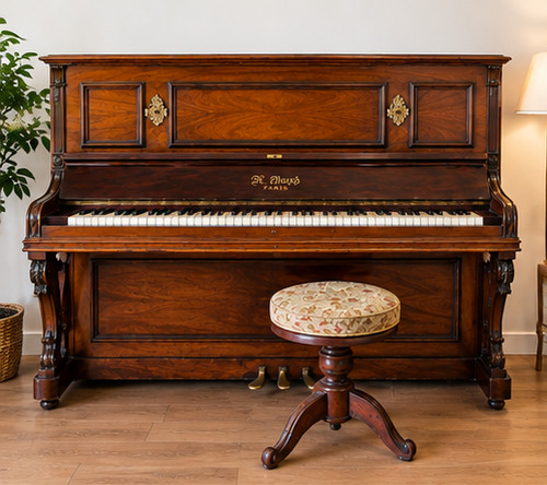 Ancien piano droit bord - ancien, a.