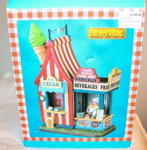 Lemax table accent hamburger - lemax,