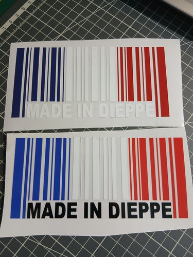 Autocollant made dieppe - made,