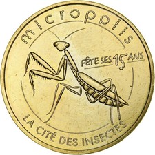 [#1102786] France, Token, Tourist Token, 12/ Micropolis - Mante Religieuse, 2015