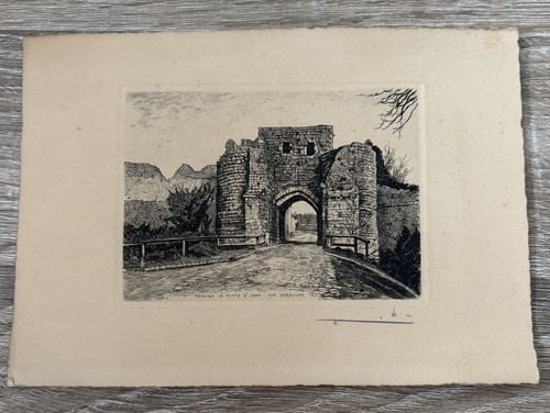 Gravure eau forte - gravure, la